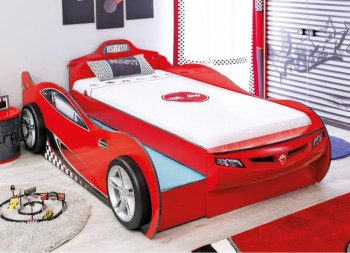 CARBED Кровать-машина Coupe с выдвижной кроватью Red 20.03.1306.00 в Алейске - alejsk.mebel54.com | фото