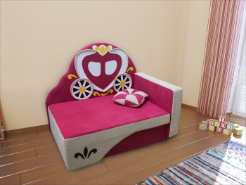 Детский диван Фея правый в Алейске - alejsk.mebel54.com | фото