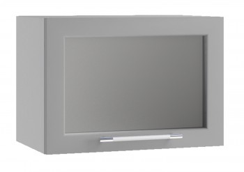 Гарда ПГС 500 шкаф верхний горизонтальный со стеклом Белый в Алейске - alejsk.mebel54.com | фото