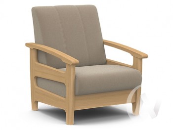Кресло для отдыха Омега (бук лак/CATANIA LATTE) в Алейске - alejsk.mebel54.com | фото