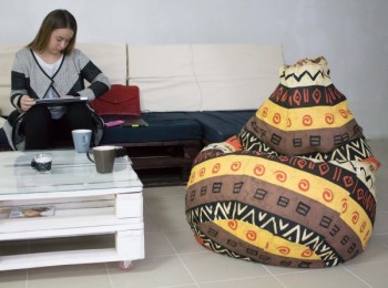 Кресло-груша Большое-Африка в Алейске - alejsk.mebel54.com | фото