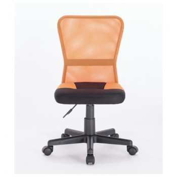 Кресло компактное BRABIX Smart MG-313 (черный, оранжевый) в Алейске - alejsk.mebel54.com | фото