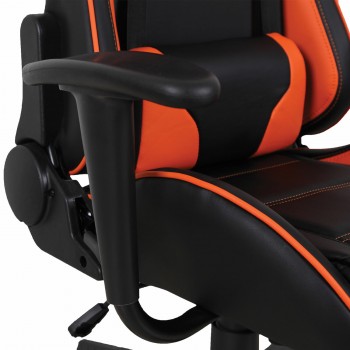 Кресло компьютерное BRABIX GT Racer GM-100 (черный, оранжевый) в Алейске - alejsk.mebel54.com | фото