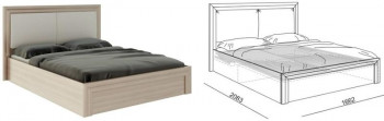 Кровать 1,6 Глэдис (М32) с подъемным механизмом Распродажа в Алейске - alejsk.mebel54.com | фото