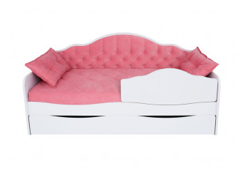 Кровать 170 серии Иллюзия Лайт 1 ящик 89 Розовый (подушки) в Алейске - alejsk.mebel54.com | фото
