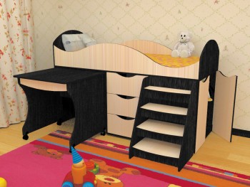 Кровать детская Тошка в Алейске - alejsk.mebel54.com | фото