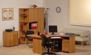 Мебель для персонала Рубин 42 Светлый миланский орех в Алейске - alejsk.mebel54.com | фото