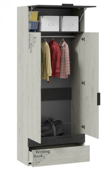 Шкаф комбинированный для одежды «Оксфорд-2» в Алейске - alejsk.mebel54.com | фото