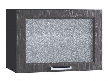 Шкаф верхний горизонтальный со стеклом 609, ШВГС 609 (Клен серый/корпус венге) в Алейске - alejsk.mebel54.com | фото
