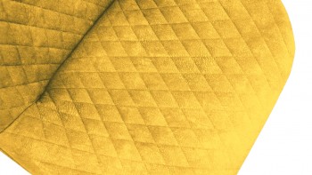 Стул «Оливер» К3 Черный/Микровелюр Wellmart Yellow в Алейске - alejsk.mebel54.com | фото