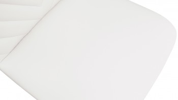 Стул «Шерри» К1С Черный муар/Кож зам Polo White в Алейске - alejsk.mebel54.com | фото